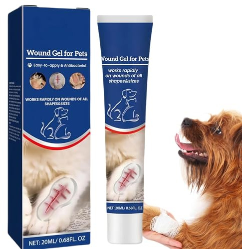 Pet Wound Care Gel, Liquid Bandage for Dogs, Cats & Other Pets - Waterproof Dog Leg Wound Protector, Dogs Plasters for Wounds, Dog Wounds Care Cream, Cat Wo-und Protector & Treatment, Wo/und Glue