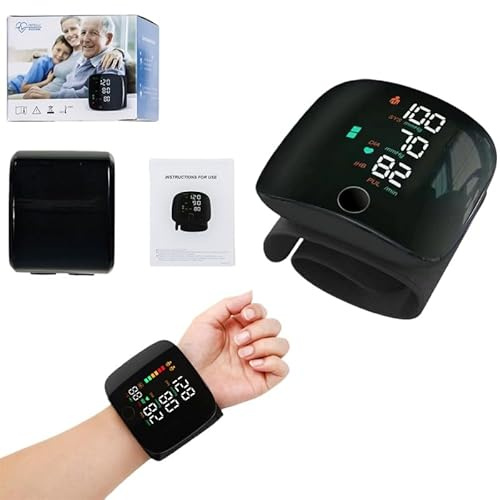 Raviso Blutdruckmessgerät – für schnelle & zuverlässige Messungen - Blutdruckmessgerät mit Großem LCD - Display, Automat. Deutsch Sprachausgabe, Verstellbarer Manschette, für Unterwegs