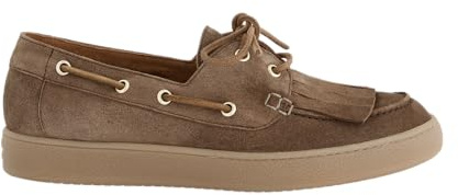 Paul Green Damen - Slipper & Mokassin 1217-019 in braun Rauleder