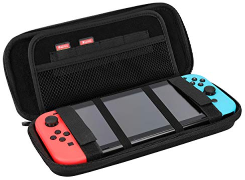 mumbi - Custodia Universale per Console Nintendo Switch, Colore: Nero
