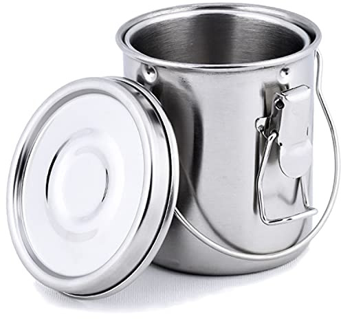 Tosnail Stainless Steel Paint Brush Washer with Removable Filter Screen, Leak-Proof - Small