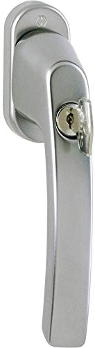 HOPPE DK-Fenstergriff abschließbar Luxemb. 099S/U52Z 200NM gleichschl., 7/37,F9
