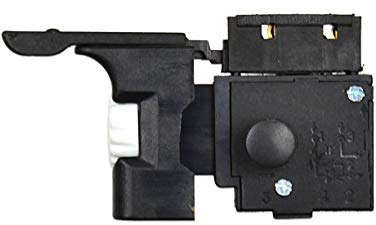 BSD Ersatz Taste Schalter Switch, Ersatzschalter für Bohrmaschine - Schalter mit Drehzahlregler - Model: FA2-6/1BEK - 4A 250V/8A 125V - Kompatibel mit Bohrmaschine Black&Decker