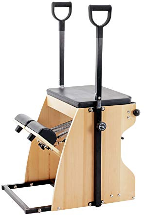Align-Pilates Combo Chair II, Flat Pack - Pilates Chair, braun, Analog, Manuell, 64 cm (H) x 55 cm (B) x 82.5 cm (T), 33 kg