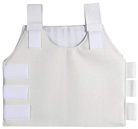 MILISTEN Elastische Rippengürtel Rippenbandage Medizinische Rippengurt Brustband Kompressionsweste OP für Damen Herren Gebrochenen Verrutschten Rippen Patienten