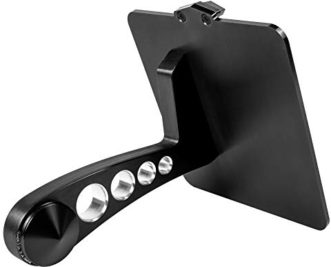 Delta Parts Motorrad Kennzeichenhalter Blizzard Flat - seitlicher Nummernschildhalter mit LED Kennzeichenbeleuchtung | Hochwertiger Kennzeichen Halter für Harley-Davidson® Fat Boy® ab BJ 2018