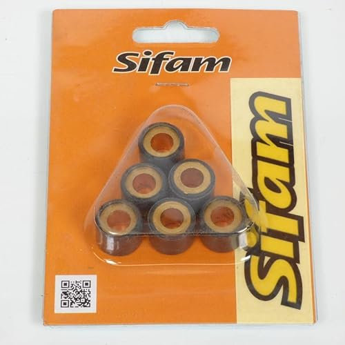 Galet rouleau de variateur Sifam compatible avec Scooter Peugeot 50 Kisbee 2T 2010 à 2019 16x13 9Grs