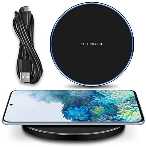 QI Induktive Ladestation 15W kompatibel mit Samsung Galaxy S25 S24 S23 S22 S21 S20 / FE/Plus/Ultra Kabellos Ladegerät schnelles Laden 15W Wireless Charger