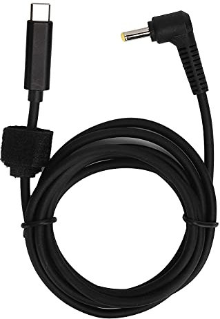 Cable De Carga para Computadora PortáTil, USB C A 4.0 mm Adaptador de Cable PD A CC, Tipo C Macho A Ángulo Recto de 4.0 X 1.7 Mm, Fuente de AlimentacióN para PC Portátil 3 A 65 W