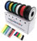 Fermerry 24 AWG Electrical Wire 0.2mm² Flexible Silicone Tinned Copper Wire Hook up Kit Stranded Wire Spool 50ft 15 Meter Each 6 Colors Gauge