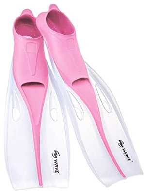 T TOOYFUL Erwachsene Tauchen Schwimmen Scuba Schnorcheln Schwimmen Fuß Schwimmen Flossen Tauchen Flossen Wassersport, Rosa Klar M