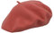 MELEGARI Baskische Damenmütze | 100 % Wolle | Roma Beret | Made in Italy, Rosa 78, One size