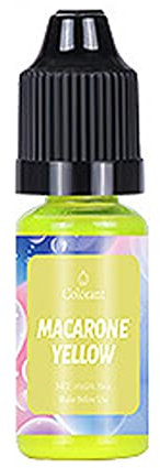 Worparsen Pigmento colorante de resina, pigmento de resina altamente concentrado, no irritante, amarillo fluorescente