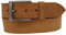 AnnaMatoni Herren Leder Gürtel in Rind Leder 3,3mm stark Vintage Look mit Metall Dorn Schließe in antik schwarz siber gebürstet(Nickelfrei) 4cm Breit Herren Ledergürtel (cognac 660, TW110)