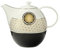 Goebel Teekanne mit Stövchen Lotus Blume des Lebens von Yin Yang aus Fine Bone China, 25x20x16 cm, 23-500-40-1