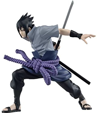 BANPRESTO Naruto Shippuden - Uchiha Sasuke - Figurine Vibration Stars 13cm