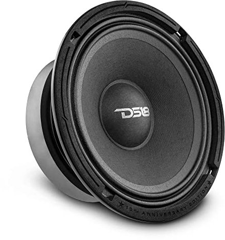DS18 1 PRO-68XA Midbass-Lautsprecher, 10th Anniversary Edition, 16,5 cm 165 mm 6,5, 250 Watt rms 500 Watt max, 8 Ohm, 96 db spl, für Lautsprecher, Party, 1 Stück