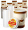 Shefa 8oz, 150 Coffee Cups with lids - Paper Cups for Hot Drinks or Cold Drinks, Hot Cup Takeaway for Coffee Shops - Heat-Resistant Cup, BPA-Free Paper Coffee Cups - Hot Drink Cups