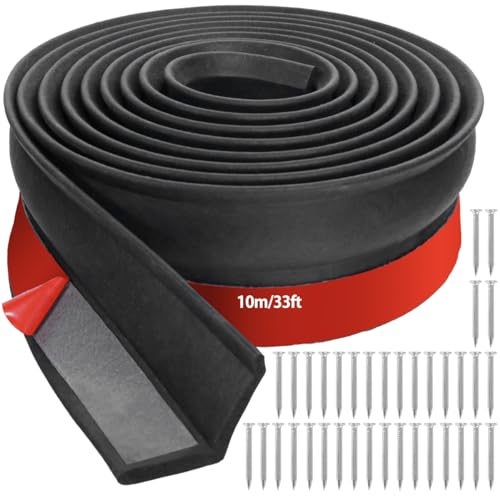 Guarnizione Porta Garage 10m Guarnizione Basculante Autoadesive Garageguarnizione Soglia Porta Garage Universale Con Chiodi