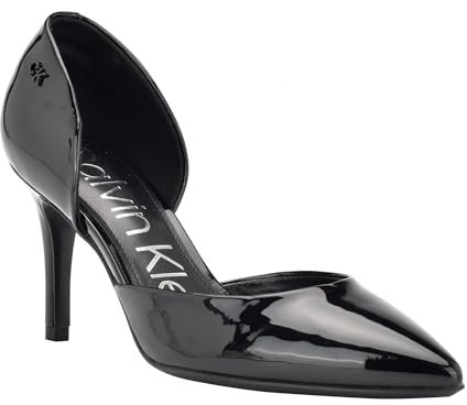 Calvin Klein Damen Gloria Pumps, Black Patent 002, 40 EU