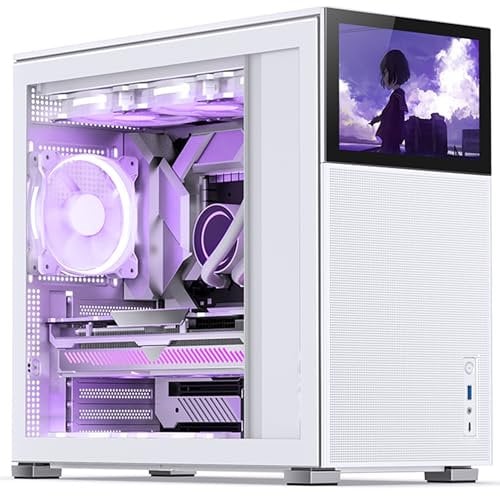 Fierce PC SUPER WHITE Gaming - AMD Ryzen 7 7800X3D 4.2-5GHz, RTX 4070 Ti SUPER 16GB,32GB RAM DDR5 6000MHz,1TB NV3 M.2 NVME SSD,850W PSU,Liquid Cooler,Windows 11