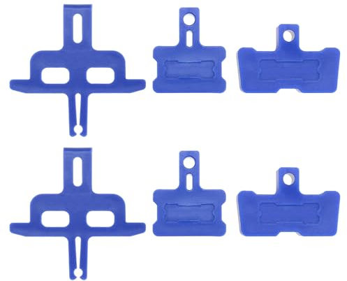 VGOL 6Pcs Hydraulic Disc Brake Pads Spacer Brake Bleed Blocks Compatible with Shimano Compatible with AVID Compatible with SRAM Compatible with MTB, Mountain, Road Bicycle