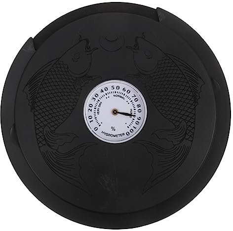 ibasenice 5stücke Guitar Humidifier Mit Hygrometer Schalllochabdeckung Für Akustische Gitarren Schützt Vor Rissbildung Und Verformung Für Folk-musiker Und Gitarrenliebhaber