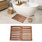 Alfombra de Baño de Madera, Alfombra de Ducha Plegable, Alfombra de Baño Antideslizante, Alfombra de bambú, Alfombra de Ducha de Madera, Alfombra de Baño, Alfombra Antideslizante