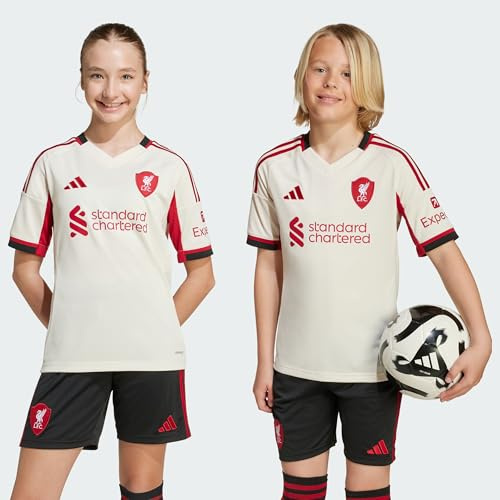 Adidas Unisex Kinder T-Shirt Regular Fit, Weiß, 9-10 anni
