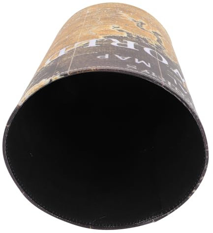 BUGUUYO Mülleimer Für Büro Haushaltsmülleimer Abfallbehälter Im Europäischen Stil Mit Großem Für Einfache Entsorgung Und Aufbewahrung