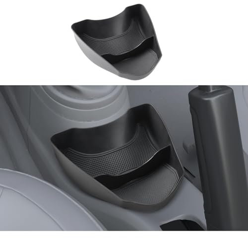 GAFAT Kompatibel mit Renault Twingo 3 2014-2023 2024 Mittelkonsole Aufbewahrungsbox, Organizer Tray Unten die Mittelkonsole, Mit Rutschfeste Matten, 3M-Klebeinstallation, Twingo 3 Zubehör
