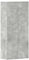 vidaXL Schuhschrank Beton Grau 80X39X180 cm Spanplatte Langlebiger Stauraum 2 Türen 4 Regale Modernes Design Inneneinrichtung Organisator Kleiderschrank Zeitgenössisch Texturiert Spanplatte