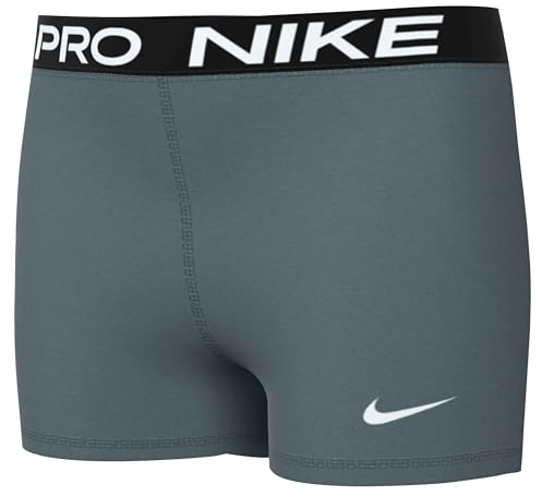 Nike Pro Shorts Für Mädchen, Mineral Slate/White, DA1033-382, S