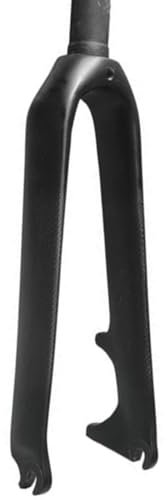 JNTFNE Fourche Rigide BMX 20 451 entièrement en Fibre de Carbone, Fourche Avant Pliable à Tube Droit de 1-1/8, Fourche Avant à Frein à Disque, Fourche Avant Rigide à dégagement Rapide de 9 x 100 mm