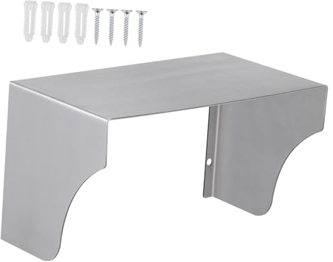 HOMSFOU Outdoor Doorbell Cover Stainless Steel Splashproof Box for Door Access Control Electric Vehicle Charger Protection Easy Installation for Harsh Environments