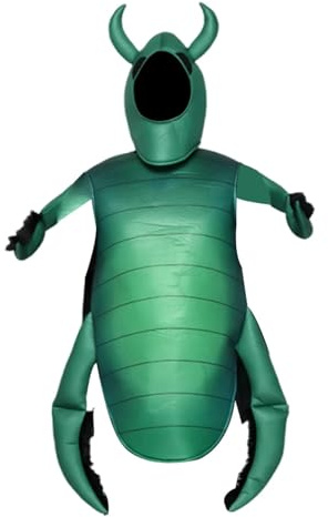 Lljsszr Costume Da Verde per Halloween, Festa, Carnevale, Spettacolo