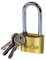 TEC HIT 428140 Cadenas en Laiton - 40 mm - Anse longue - 3 Clés