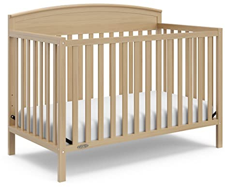 Graco Benton 5-in-1 Convertible Crib – GREENGUARD Gold Certified, Converts from Baby Crib to Toddler Bed, Daybed and Full-Size Bed, Fits Standard Full-Size Crib Mattress (Driftwood)