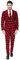 OppoSuits Lustige Abschlussball Anzüge für Herren - Komplettes Set: Jackett, Hose und Krawatte King of Hearts 50 EU
