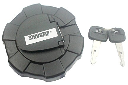SINOCMP 411-51122 Bouchon de réservoir de carburant pour Kubota 151 161 185 Mini excavatrice Q581 ZX KX91-3 & 265-8575 Chargeuses sur pneus 901C 903C Pelles 303.5ECR 304DCR Yanmar Mini