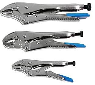 Laser 7053 Locking Grip Wrench Set 3pc
