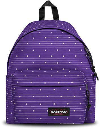 Eastpak PADDED PAK'R Zaino Casual, 40 cm, 24 liters, Viola (Little Stripe)