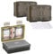 2pieces Water-Resistant Camera Battery Storage Case & Memory Card Box Holder for Canon Fujifilm Olympus Sony Nikon Ricoh Camera Battery & SD Card MSD Memory Card