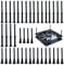 QIUUE Anti Vibration Case Fan Mounts 40 Pieces Rubber Buffers For Computer Fans 60-140mm