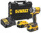 DeWalt Chiave a impatto brushless XR 18 V 1/2 406 Nm con anello di ritegno con 2 batterie Li-Ion 5 Ah e valigetta TSTAK marca, Multicolore