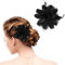 Sibba Blumenhüte Clip Teeparty Anstecknadel Haarspange Schwarze Blumenfeder Haarspangen Haarnadel Schmetterlingszubehör Kleider Stirnband-Set Damen Mädchen Reise Hochzeit Abschlussball Valentinstag