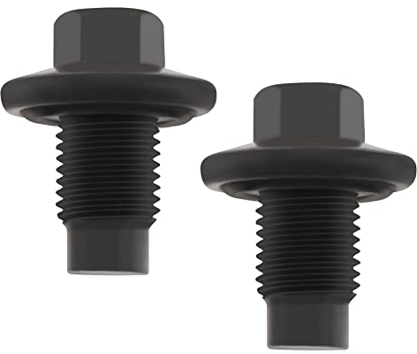 eMagTech 2 tappi per coppa olio con rondella 1013938 97JM6730BA 30711617 4594914 1005593 compatibile con Ford C-Max 2007-2013 Cougar 1998-2001 Vite per tappo di scarico dell'olio