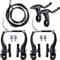LNGJIN Fahrrad V Bremse Set,Fahrrad Bremsen Set,Vorne Hinten V Brake,v Bremse Fahrrad Set,V Typ Fahrradbremsen,V Brake, für MTB,Mountain,Rennrad,Faltrad,Hybridfahrrad