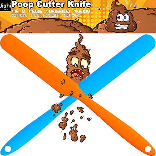 Gifts for Men 2pcs Poop Knife for Toilet Unclogging, Funny Birthday Gag Gifts for Men Dad Him Boyfriend Husband from Daughter Son Wife Kids, Christmas Stocking Stuffers White Elephant Gifts for Adults