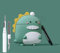Cute Dinosaur Case for Airpod Pro Case 2023/2022, Funny 3D Cartoon Kawaii Cool Cover with Cleaning Kit & Keychain for Apple Airpod Pro 2nd Gen, Green